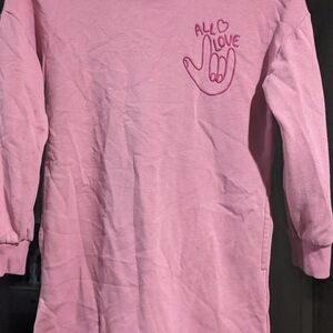 Old Navy Pink Fleece-Lined Hoodie